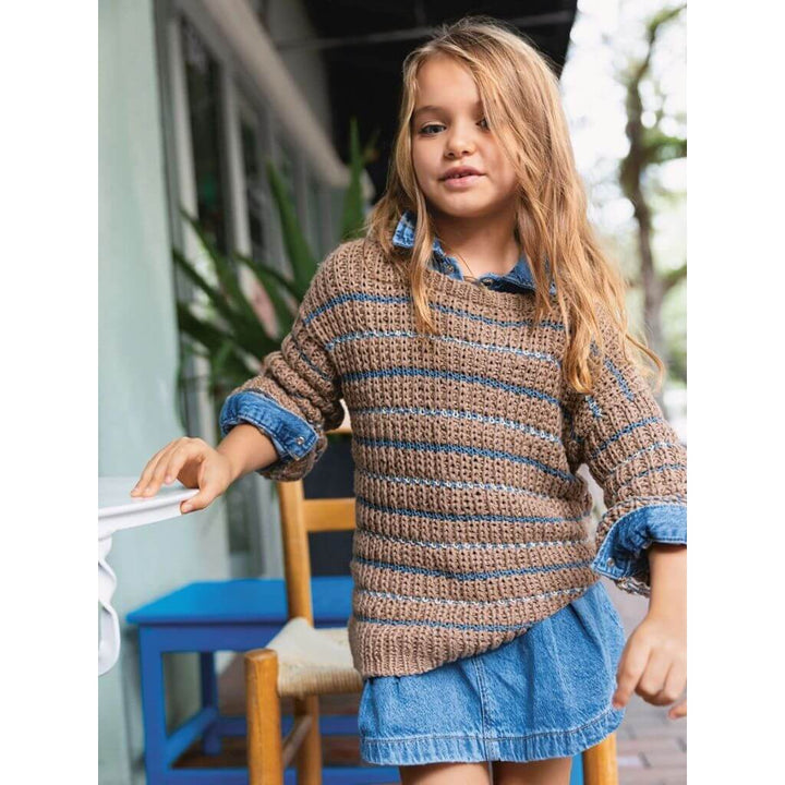 Sandnes Garn Kinder Pullover Sebbe Sweater Junior Strickanleitung - Sandnes Garn (Heft) Lieblingsgarn