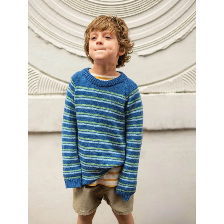 Sandnes Garn Pattern Streifenpullover Collin Sweater Junior Strickanleitung - Sandnes Garn (Heft) Lieblingsgarn