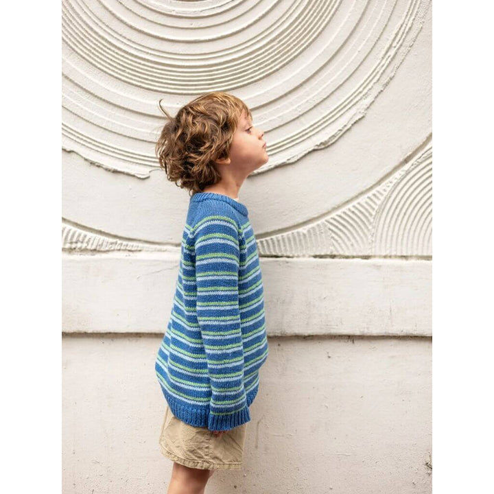 Sandnes Garn Pattern Streifenpullover Collin Sweater Junior Strickanleitung - Sandnes Garn (Heft) Lieblingsgarn