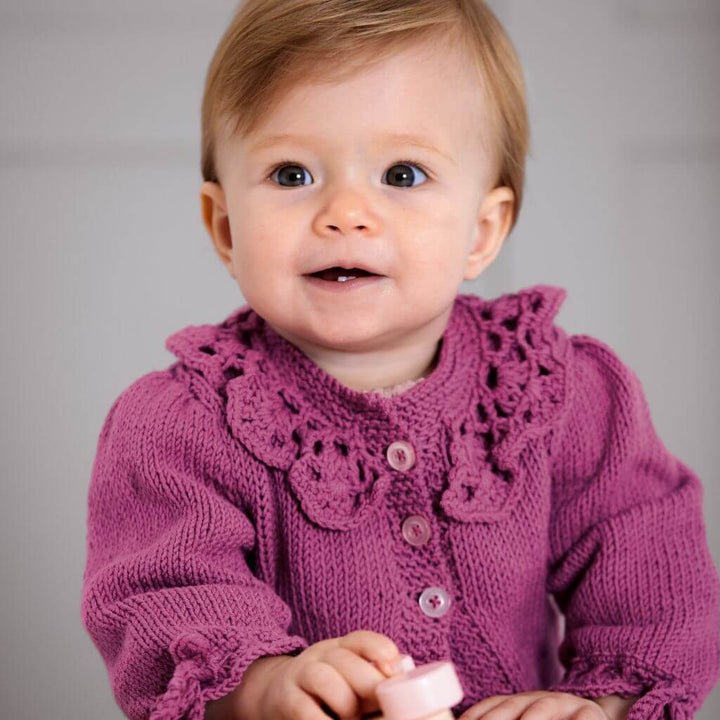 Lana Grossa Pattern Puffärmel Jäckchen Strickanleitung - Lana Grossa (Heft) Lieblingsgarn