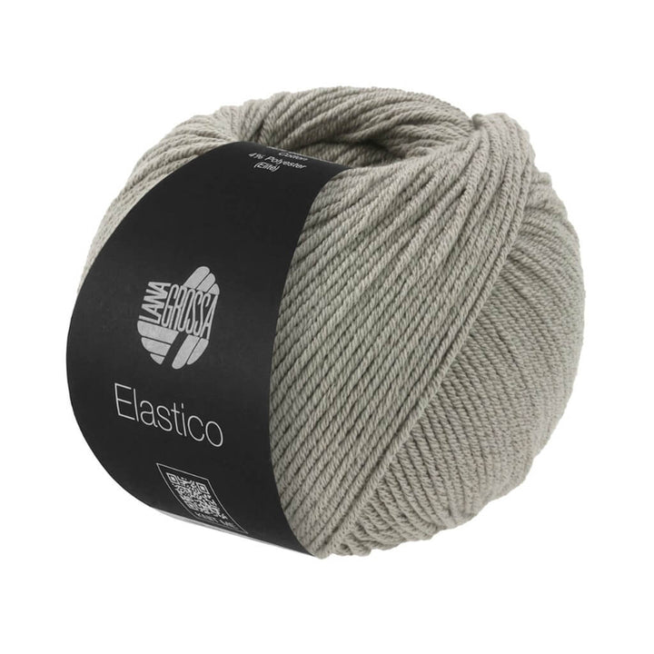 Lana Grossa 195 - Silbergrau Lana Grossa Elastico Lieblingsgarn