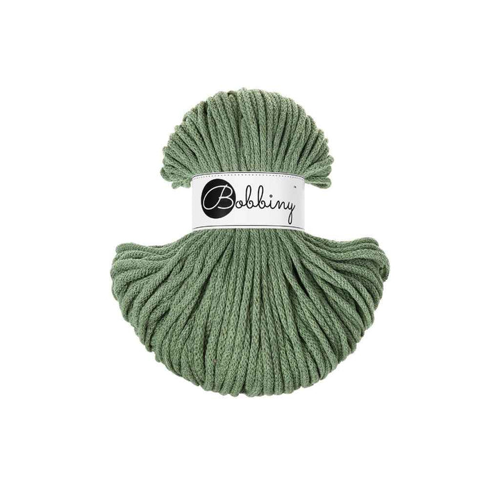 Bobbiny Eucalyptus Green Bobbiny Classic cotton cords 4mm 100m Lieblingsgarn