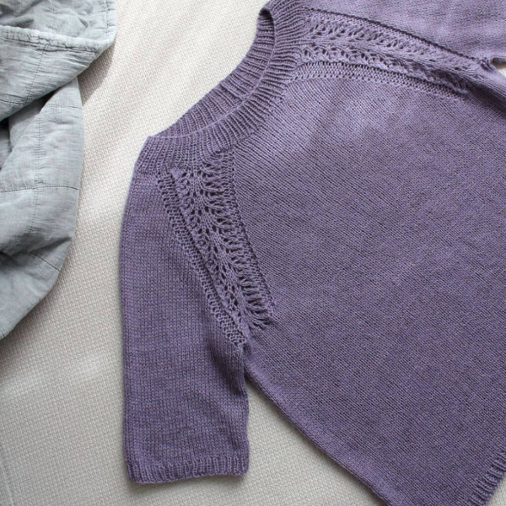 Eviknitwear T-Shirt Birkenzweig Tee Strickanleitung - Eviknitwear (PDF) Lieblingsgarn