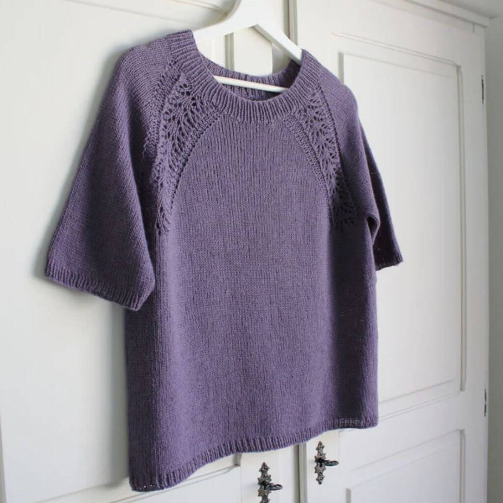 Eviknitwear T-Shirt Birkenzweig Tee Strickanleitung - Eviknitwear (PDF) Lieblingsgarn