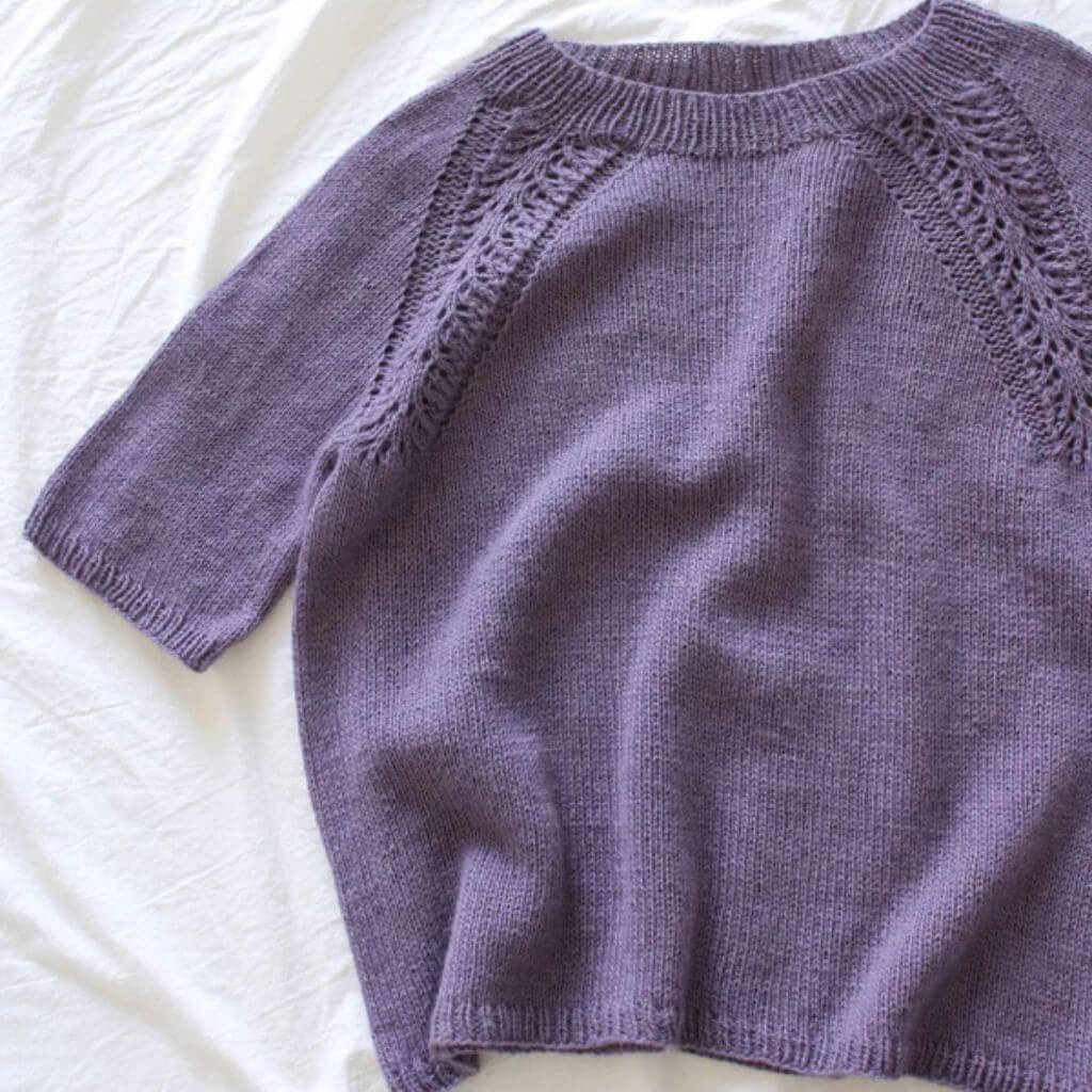 Eviknitwear T-Shirt Birkenzweig Tee Strickanleitung - Evikniwear (PDF) Lieblingsgarn