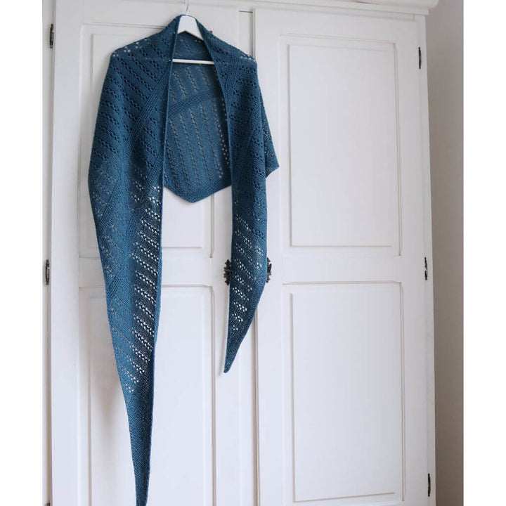 Eviknitwear Pattern Schal Blaubeeren Shawl Strickanleitung - Eviknitwear (PDF) Lieblingsgarn