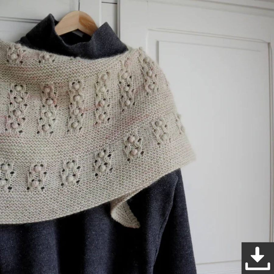 Eviknitwear Fruehling Shawl Strickanleitung - Eviknitwear (PDF) Lieblingsgarn