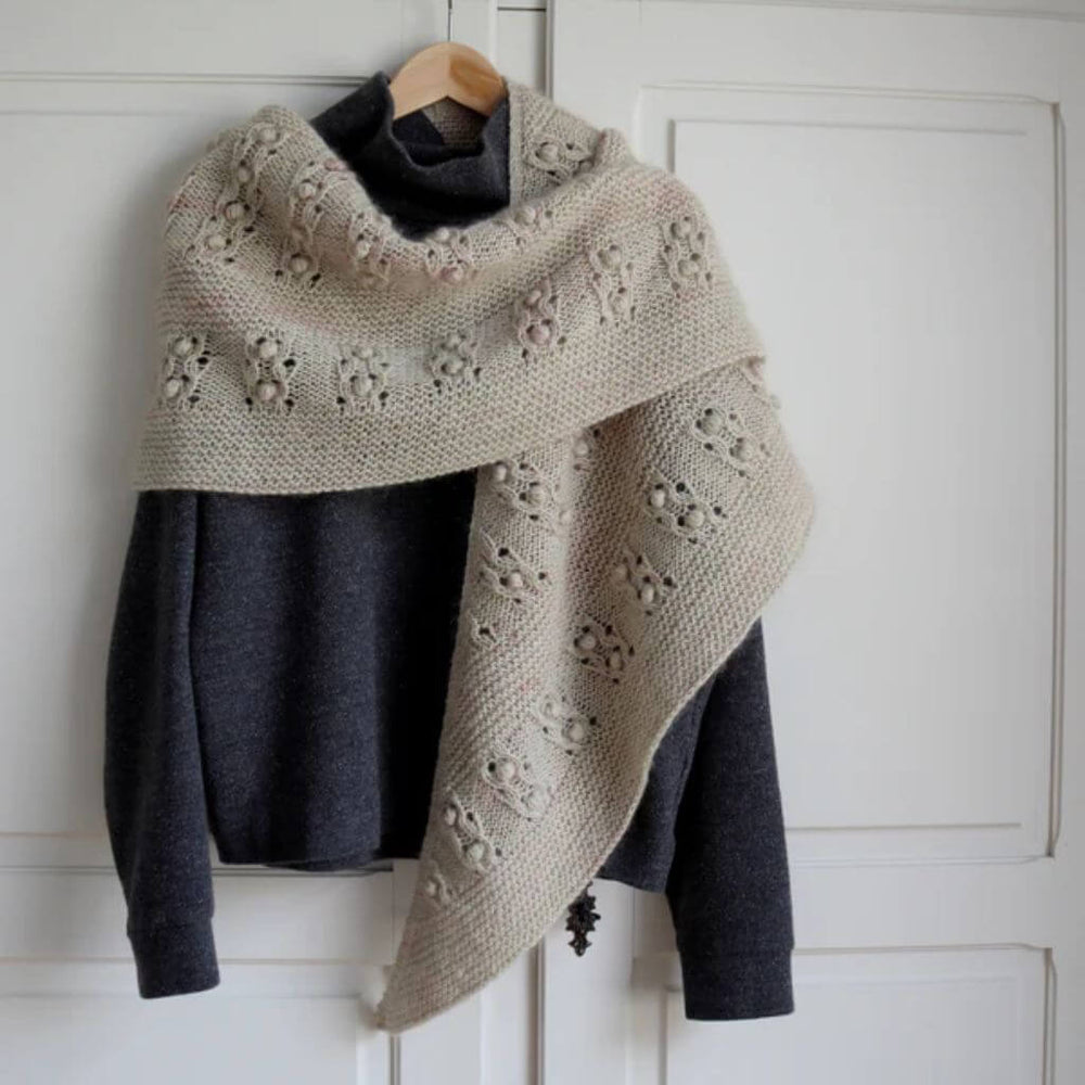 Eviknitwear Schal Frühling Shawl Strickanleitung - Eviknitwear (PDF) Lieblingsgarn