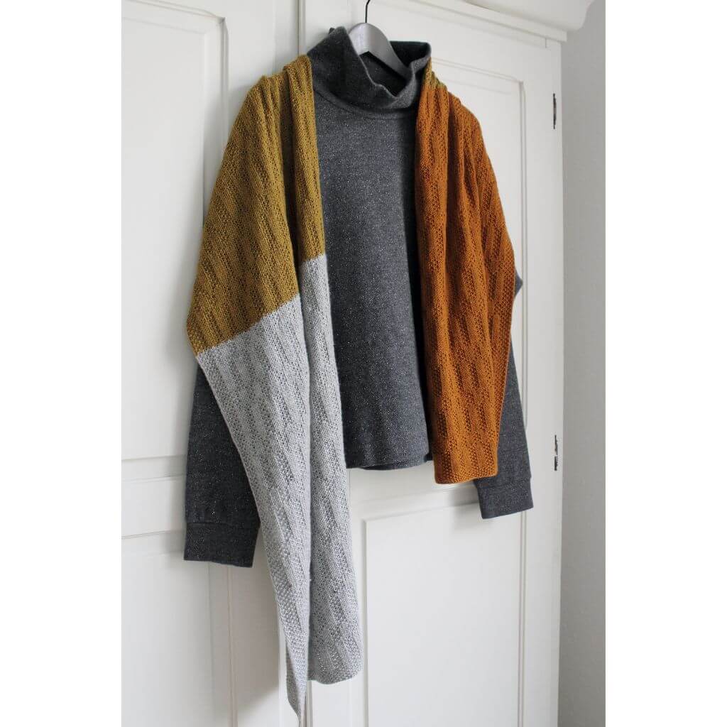 Eviknitwear Pattern Schal Listopad Shawl Strickanleitug - Eviknitwear (PDF) Lieblingsgarn