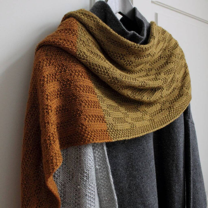 Eviknitwear Pattern Schal Listopad Shawl Strickanleitug - Eviknitwear (PDF) Lieblingsgarn