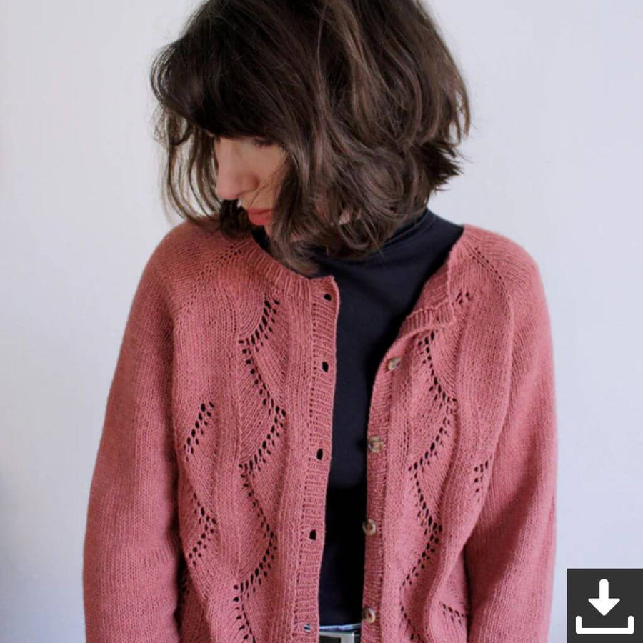 Eviknitwear Strickjacke Maloja cardigan Strickanleitung - Eviknitwear (PDF) Lieblingsgarn