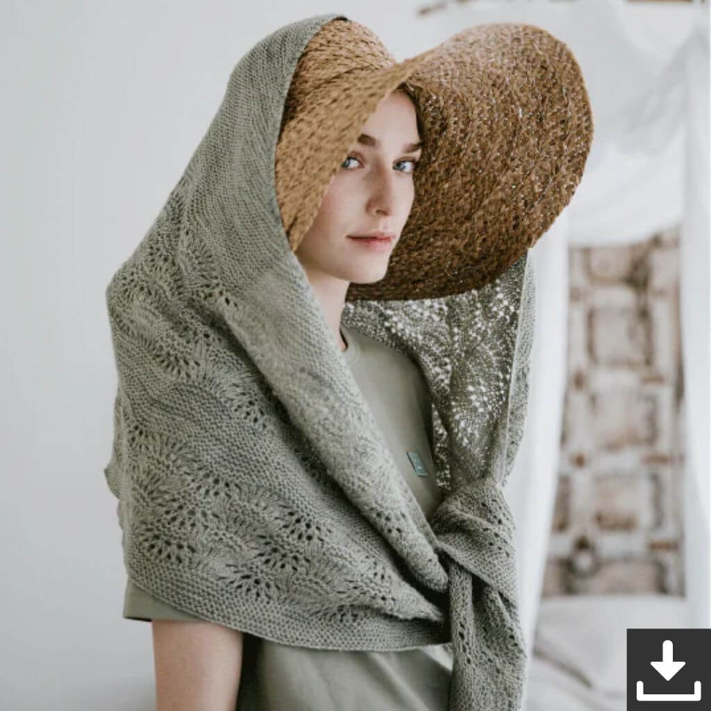 Eviknitwear Sommernacht Shawl Strickanleitung - Eviknitwear (PDF) Lieblingsgarn