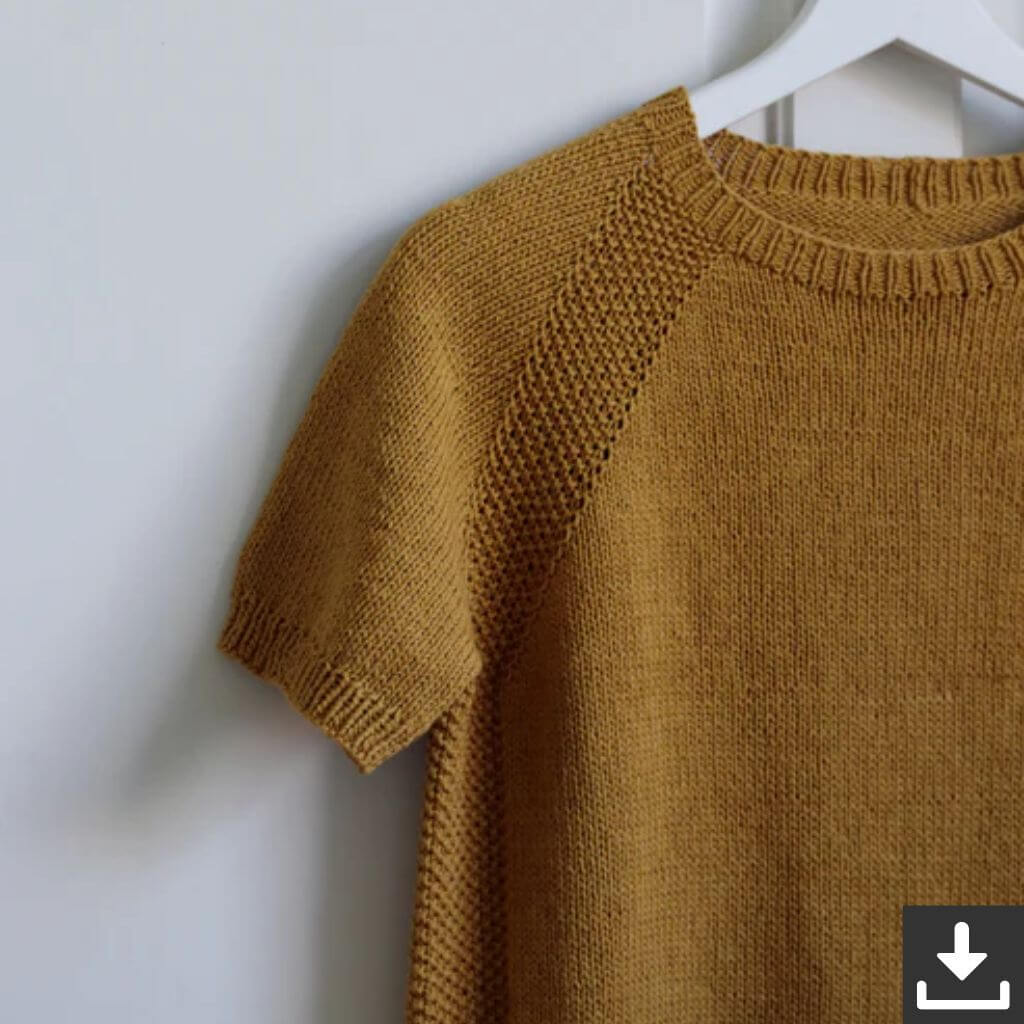 Eviknitwear T-Shirt Sonnenstunde Tee Strickanleitung - Eviknitwear (PDF) Lieblingsgarn