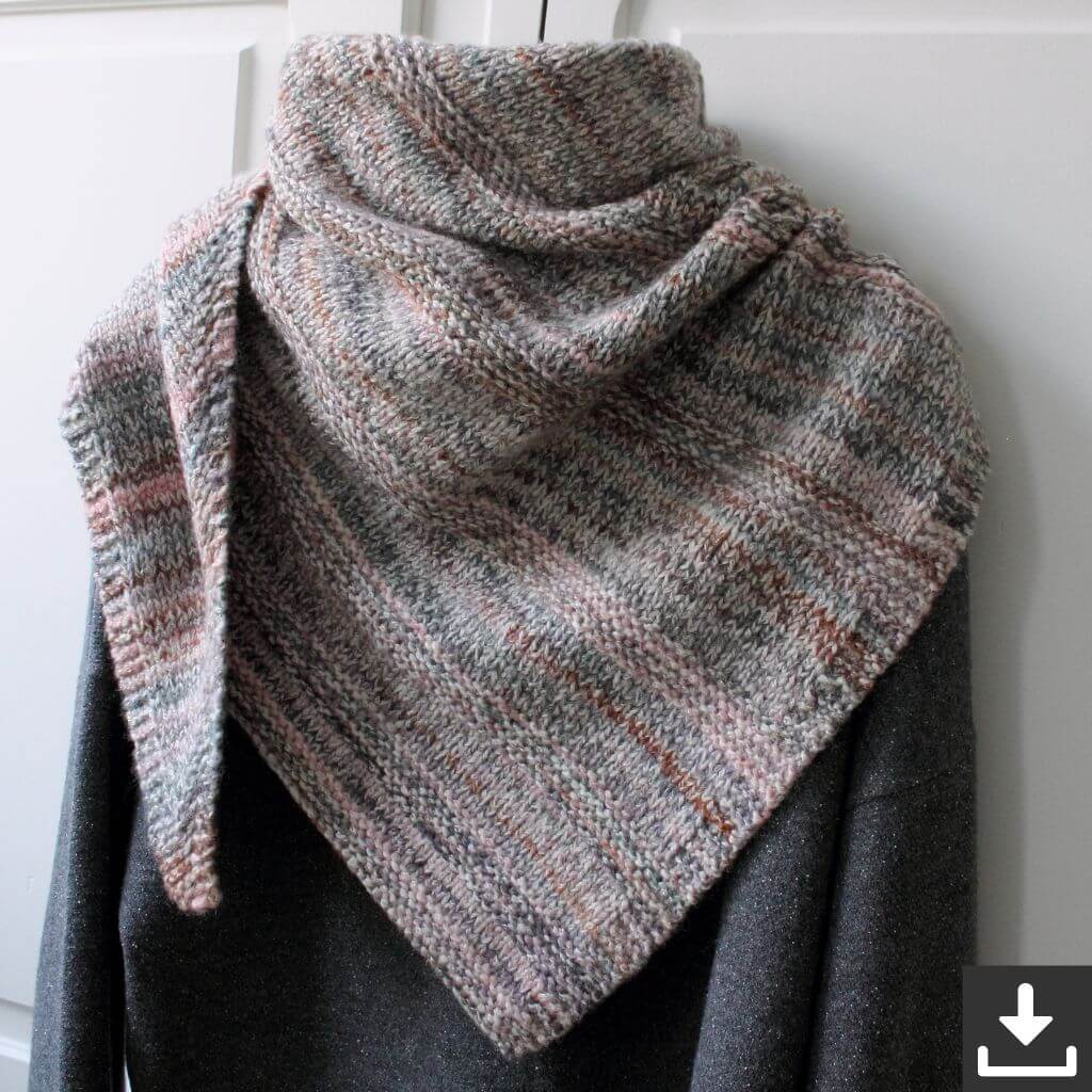 Eviknitwear Pattern Tuch Wintertage Shawl Strickanleitung - Eviknitwear (PDF) Lieblingsgarn