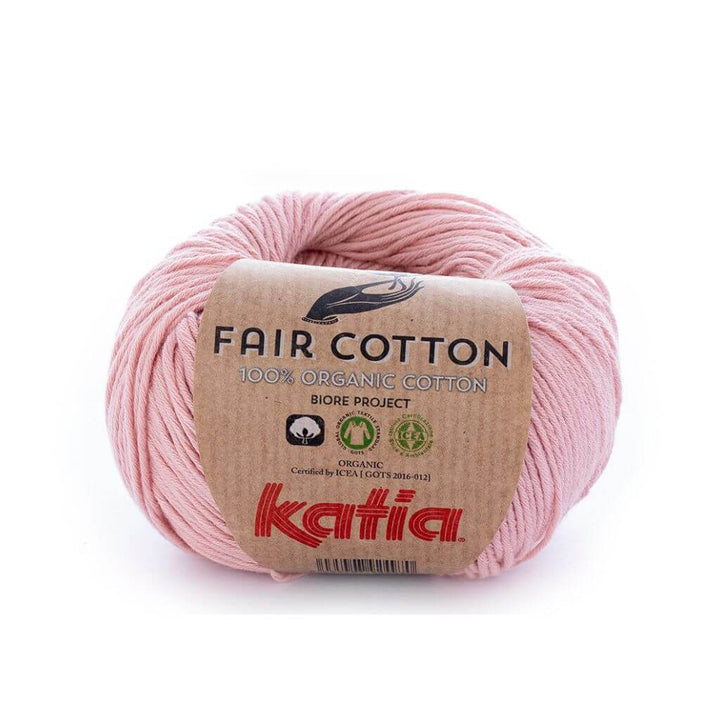 Katia 13 - Hellrosa Katia Fair Cotton Lieblingsgarn