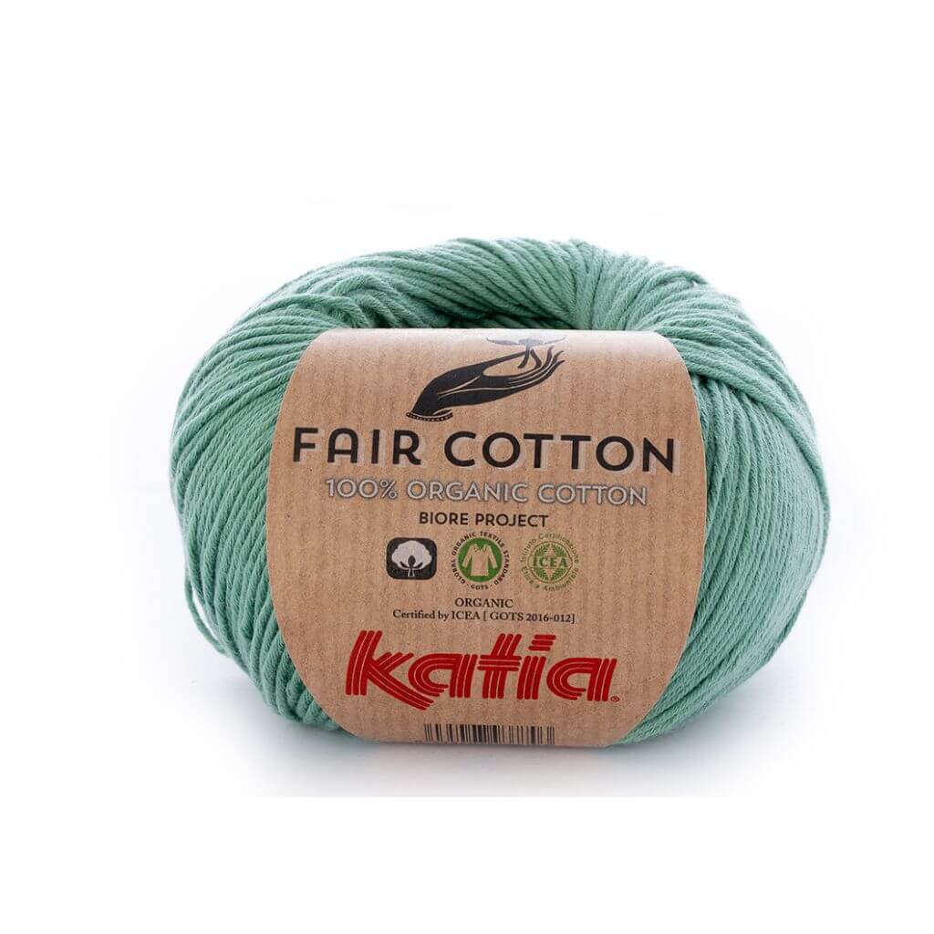 Katia 17 - Minzgrün Katia Fair Cotton Lieblingsgarn