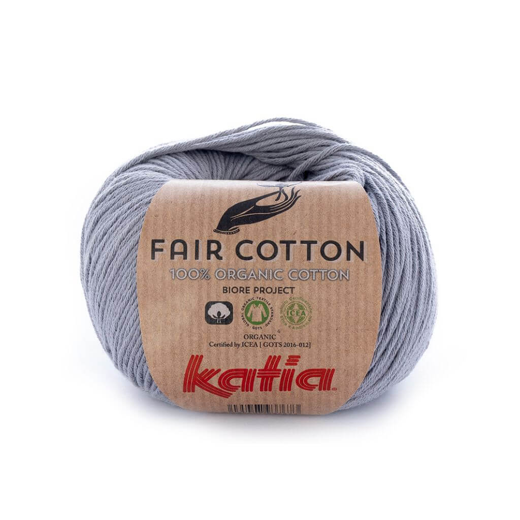 Katia 26 - Mittelgrau Katia Fair Cotton Lieblingsgarn