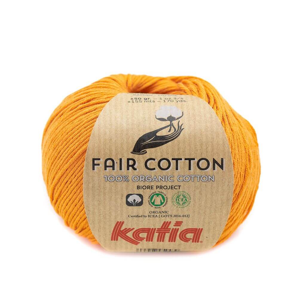 Katia 37 - Senfgelb Katia Fair Cotton Lieblingsgarn