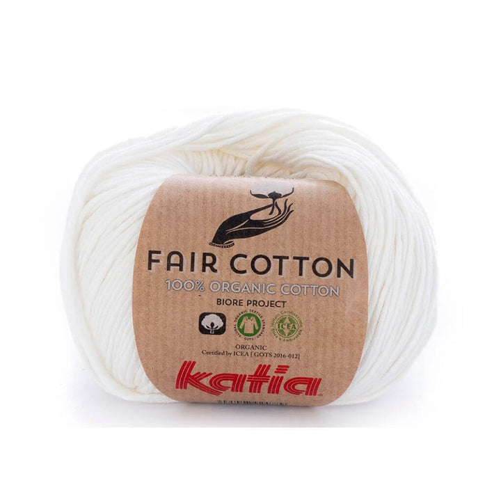 Katia 3 - Naturweiß Katia Fair Cotton Lieblingsgarn