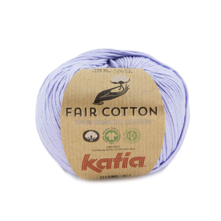 Katia 48 - Helllila Katia Fair Cotton Lieblingsgarn