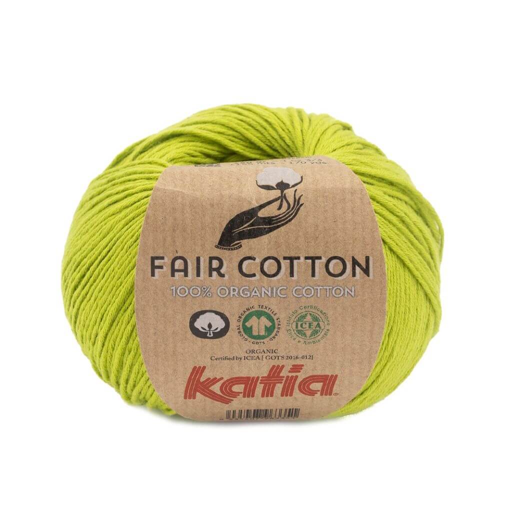 Katia 53 - Pistaziengrün Katia Fair Cotton Lieblingsgarn