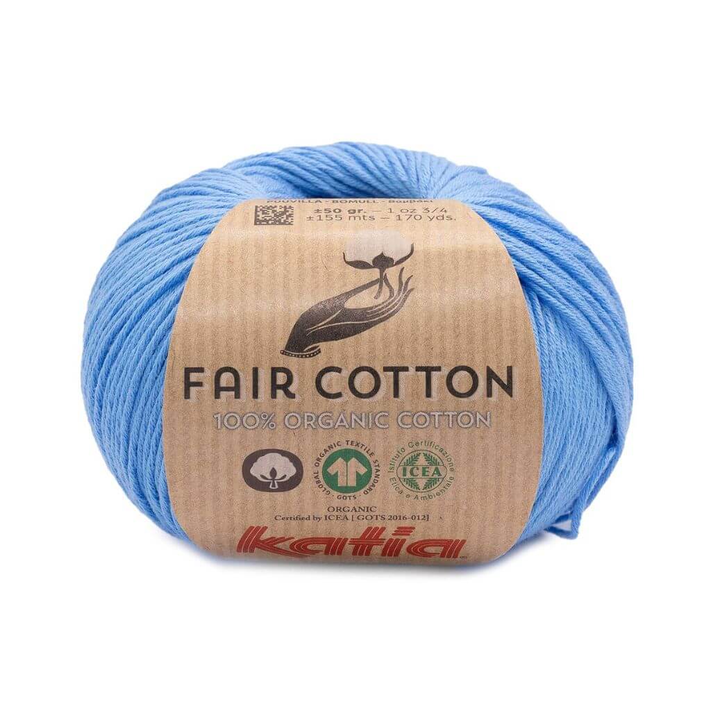 Katia 56 - Blau Katia Fair Cotton Lieblingsgarn