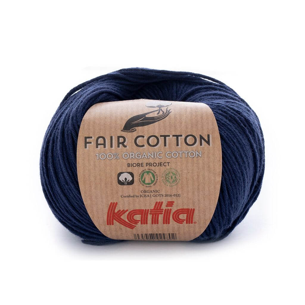 Katia 5 - Dunkelblau Katia Fair Cotton Lieblingsgarn