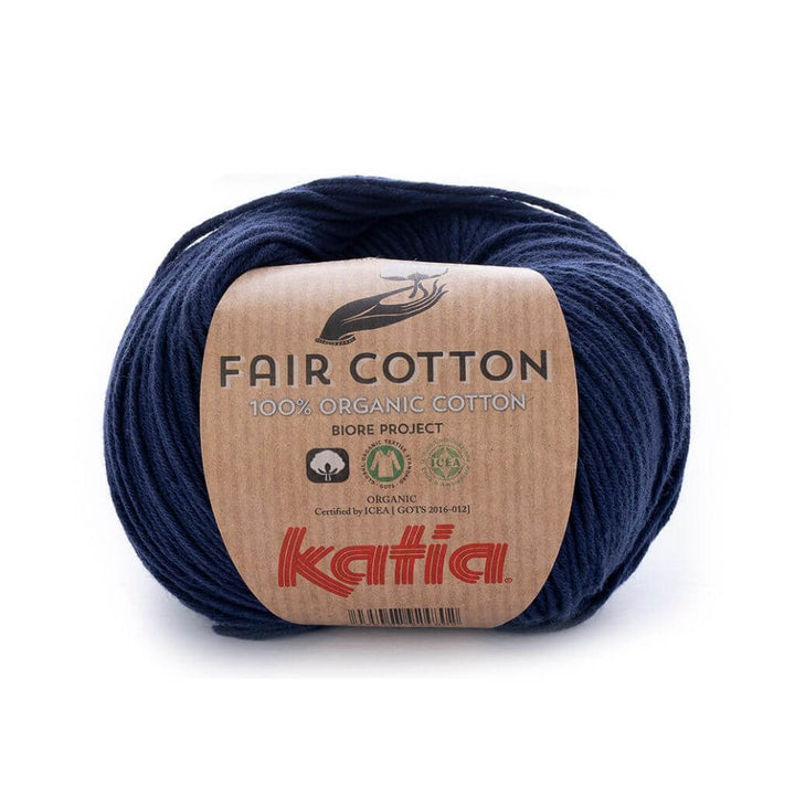 Katia 5 - Dunkelblau Katia Fair Cotton Lieblingsgarn