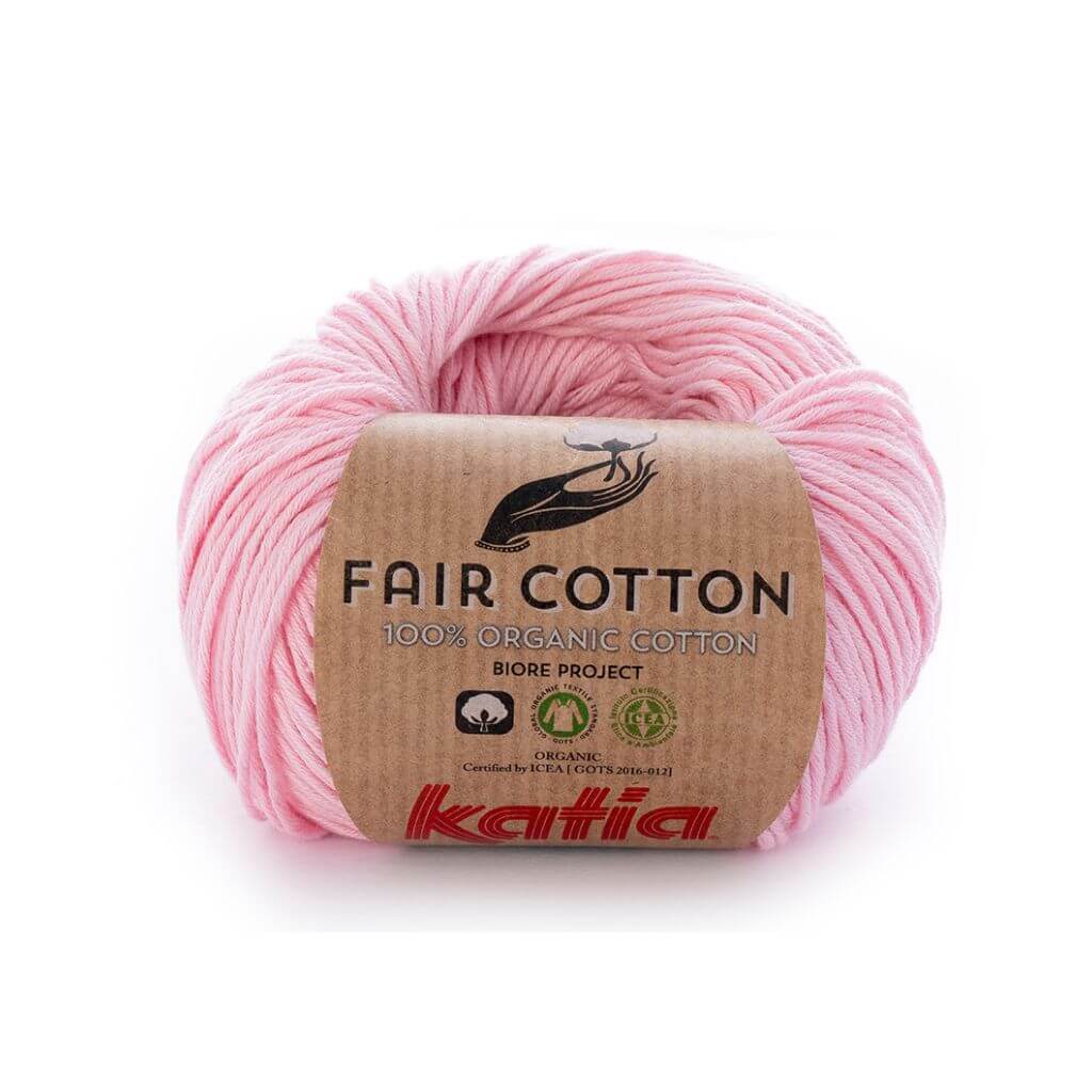 Katia 9 - Rosé Katia Fair Cotton Lieblingsgarn