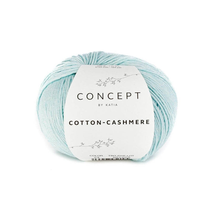 Katia 73 - Wasserblau Katia Cotton Cashmere Lieblingsgarn