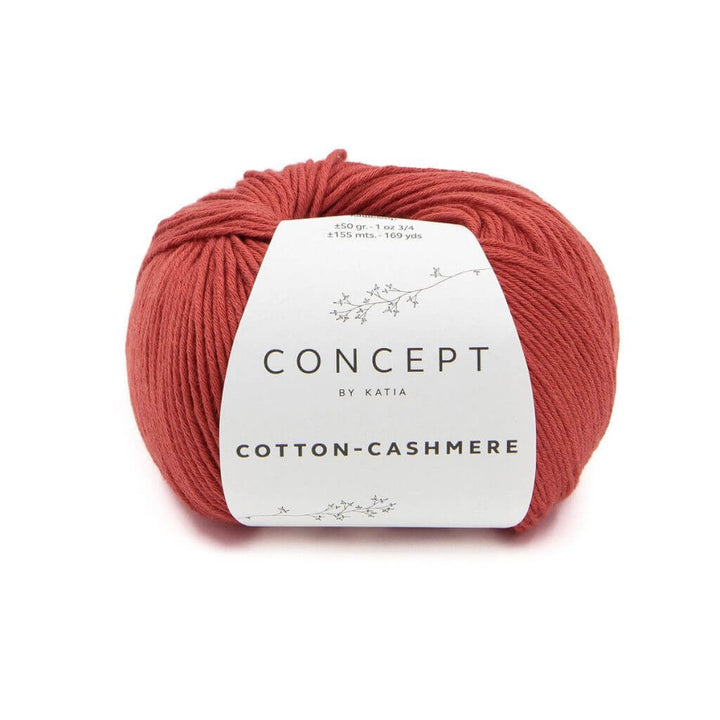 Katia 74 - Rostrot Katia Cotton Cashmere Lieblingsgarn