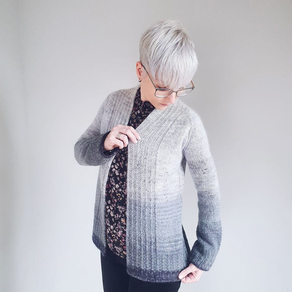 Feinmotorik Pattern All Used Up Cardigan Strickanleitung - Feinmotorik (PDF) Lieblingsgarn