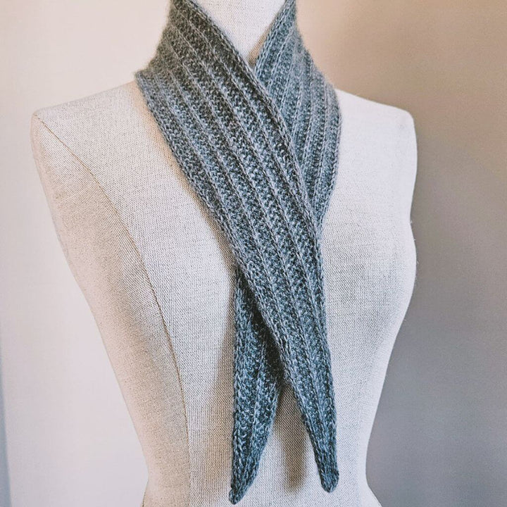 Feinmotorik Pattern All Used Up Scarf Strickanleitung - Feinmotorik (PDF) Lieblingsgarn