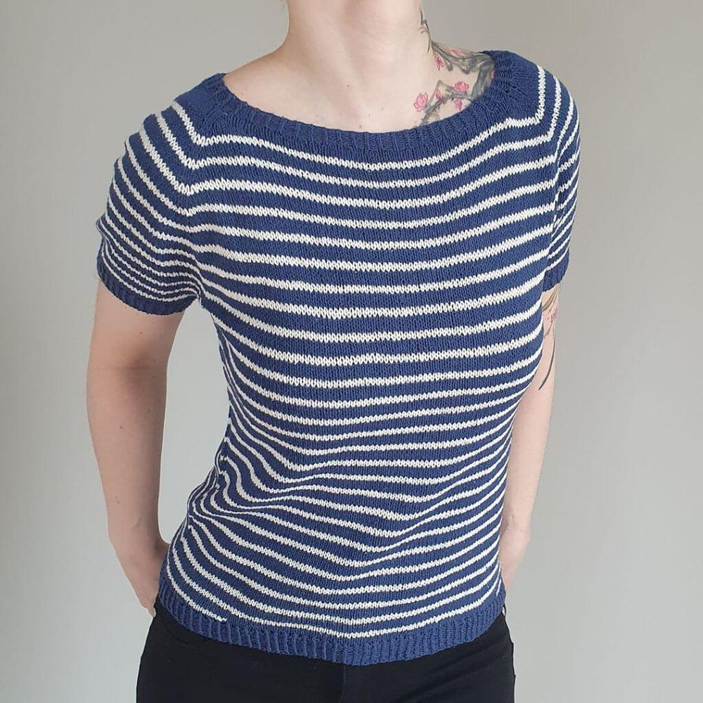 Feinmotorik Pattern Shirt Baltic Tee Strickanleitung - Feinmotorik (PDF) Lieblingsgarn