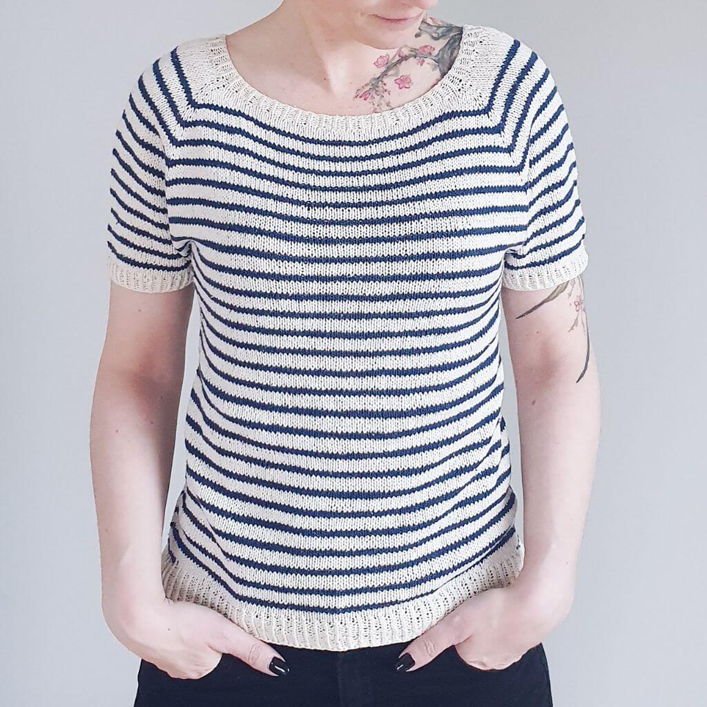 Feinmotorik Pattern Shirt Baltic Tee Strickanleitung - Feinmotorik (PDF) Lieblingsgarn