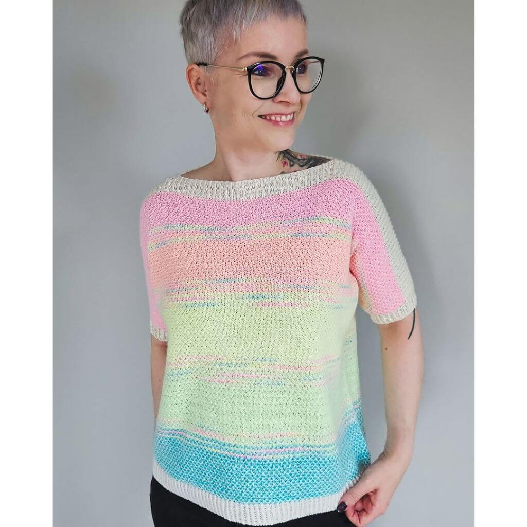 Feinmotorik Pattern Shirt Delmar Strickanleitung - Feinmotorik (PDF) Lieblingsgarn