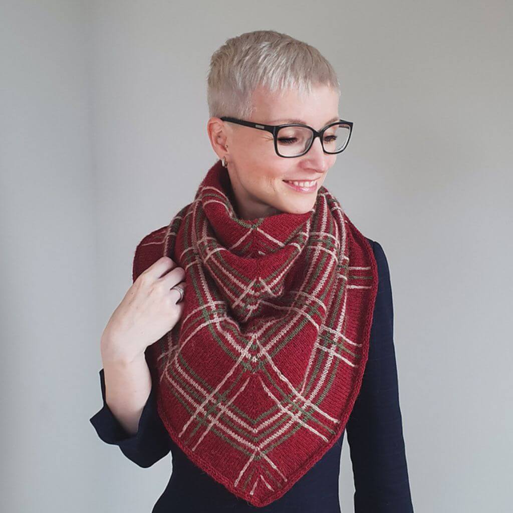 Feinmotorik Pattern Tuch Ode to Scotland Strickanleitung - Feinmotorik (PDF) Lieblingsgarn