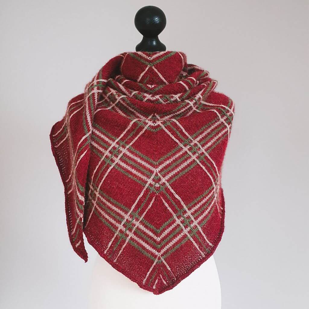 Feinmotorik Pattern Tuch Ode to Scotland Strickanleitung - Feinmotorik (PDF) Lieblingsgarn