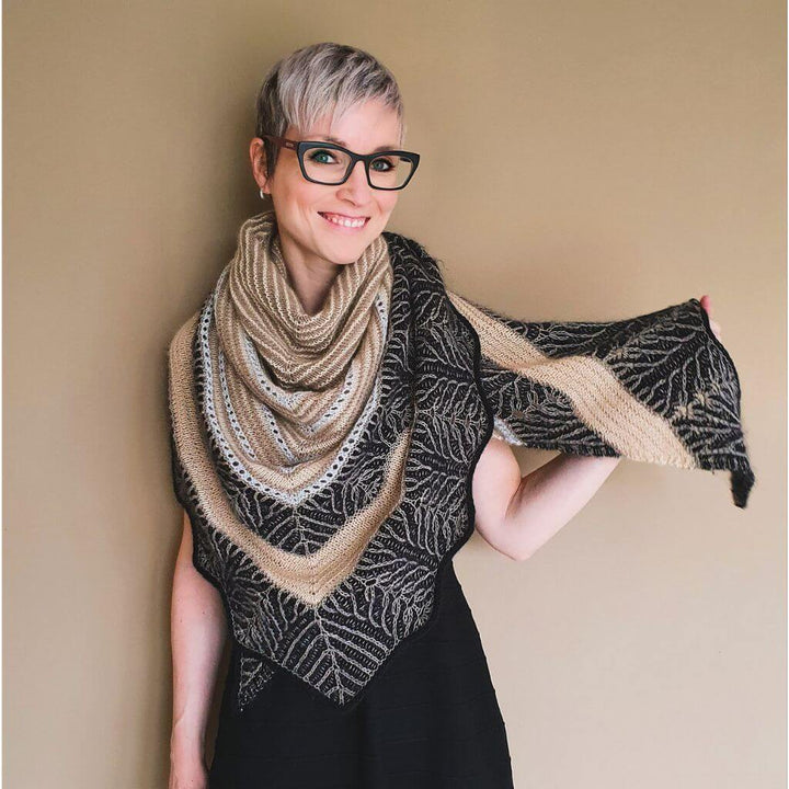 Feinmotorik Pattern Tuch Rokoko Strickanleitung - Feinmotorik (PDF) Lieblingsgarn