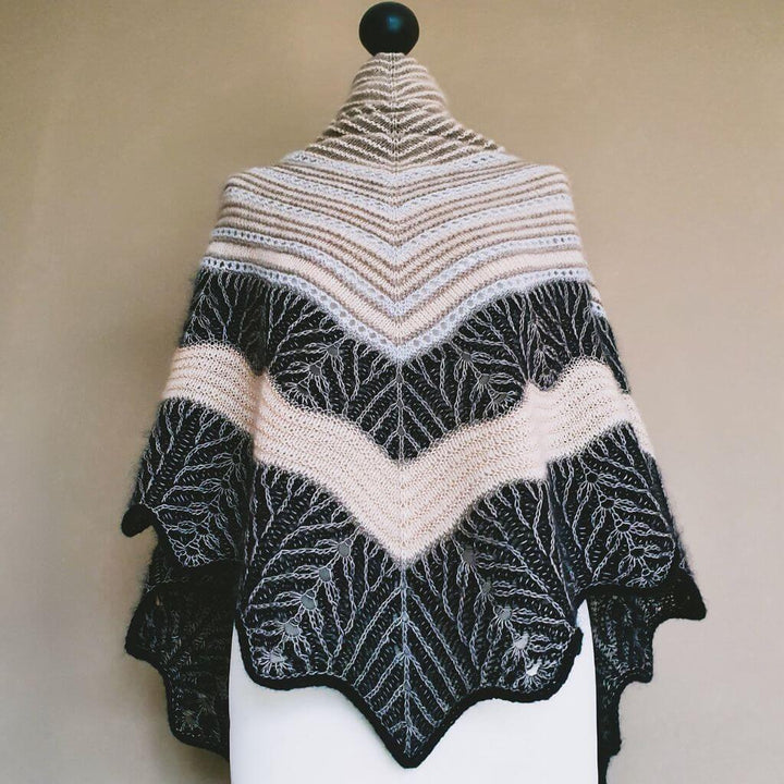Feinmotorik Pattern Tuch Rokoko Strickanleitung - Feinmotorik (PDF) Lieblingsgarn