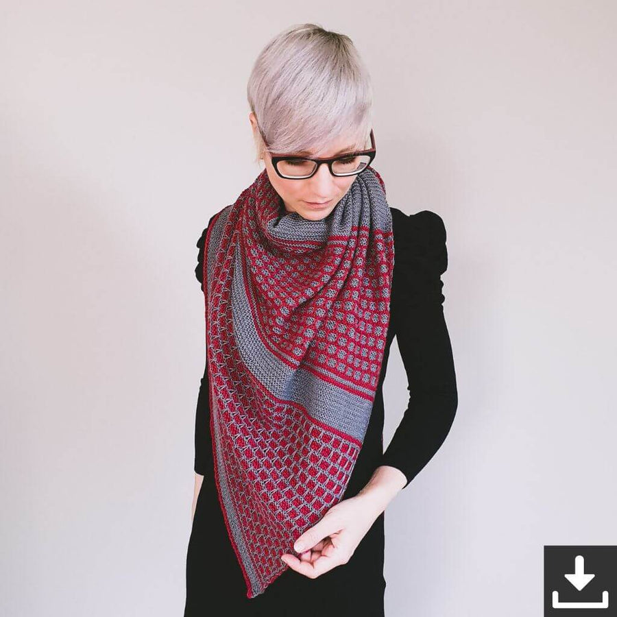 Feinmotorik Pattern Tuch Slip Slip Brick Strickanleitung - Feinmotorik (PDF) Lieblingsgarn