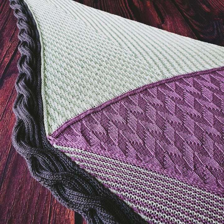 Feinmotorik Pattern Tuch Upside Down Strickanleitung - Feinmotorik (PDF) Lieblingsgarn
