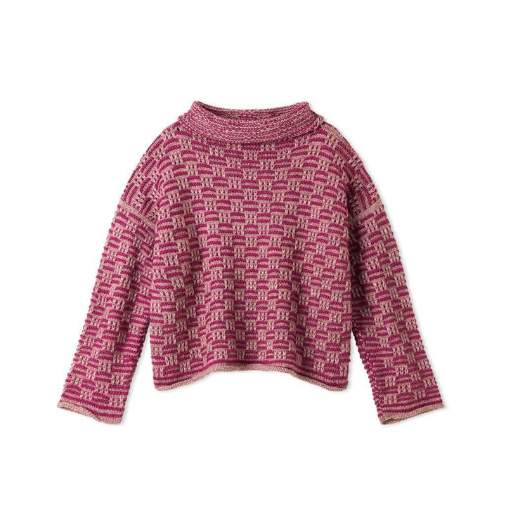 Pullover im Hebemaschenmuster Strickanleitung - Lana Grossa (Heft)