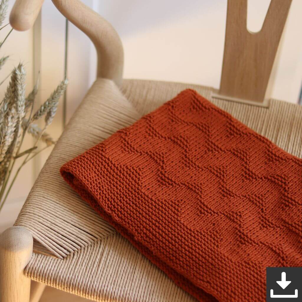 Babydecke Palma von Frau Riedel strickt lieblingsgarn.de