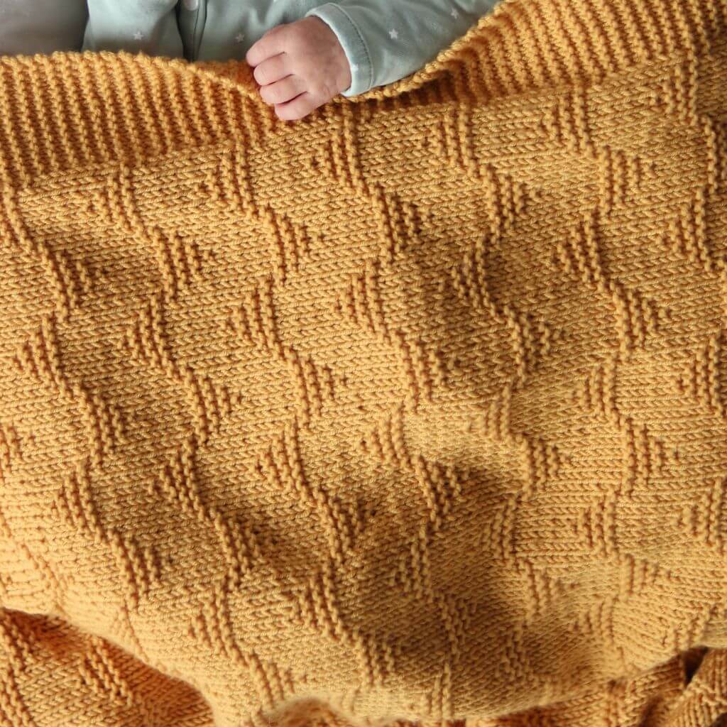 Frau Riedel strickt Babydecke Palma Strickanleitung - Frau Riedel strickt (PDF) Lieblingsgarn