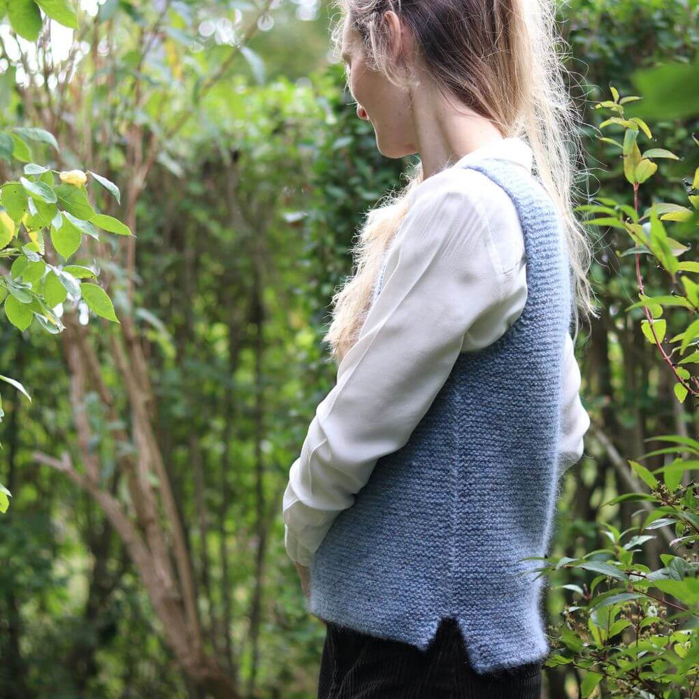 Frau Riedel strickt Pullunder Easypeasy Slipover Maxi Strickanleitung - Frau Riedel strickt (PDF) Lieblingsgarn