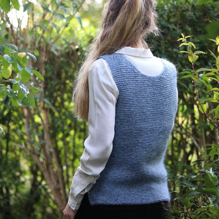 Frau Riedel strickt Pullunder Easypeasy Slipover Maxi Strickanleitung - Frau Riedel strickt (PDF) Lieblingsgarn