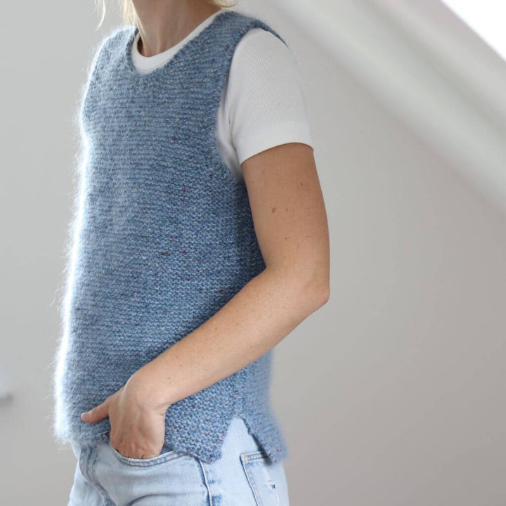 Frau Riedel strickt Pullunder Easypeasy Slipover Maxi Strickanleitung - Frau Riedel strickt (PDF) Lieblingsgarn