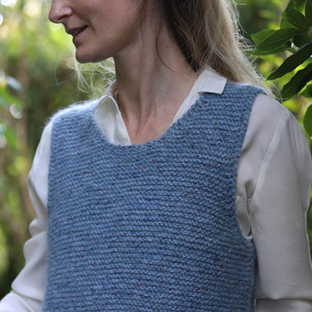 Frau Riedel strickt Pullunder Easypeasy Slipover Maxi Strickanleitung - Frau Riedel strickt (PDF) Lieblingsgarn