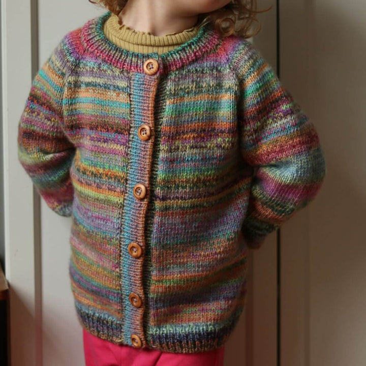 Frau Riedel strickt Pattern Happy Cardigan Mini Strickanleitung - Frau Riedel strickt (PDF) Lieblingsgarn